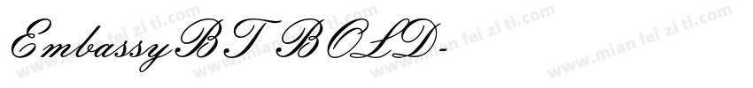 EmbassyBT BOLD字体转换
